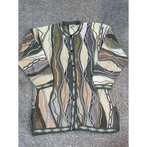 Vintage Aklanda Coogi style pure wool sweater